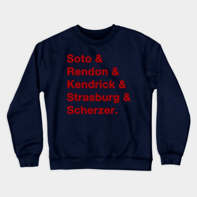 2019 Washington Nationals Crewneck Sweatshirt by IdenticalExposure